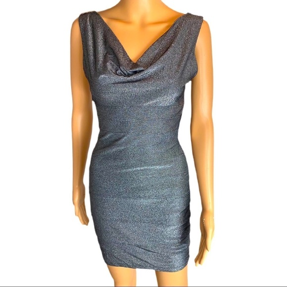 Twenty One Silver Metallic Dress NWT - Picture 1 of 8